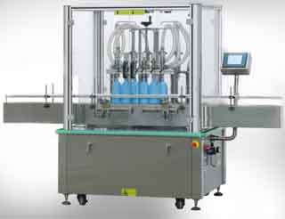 全自動(dòng)液體定量灌裝線(xiàn)(四頭)視頻